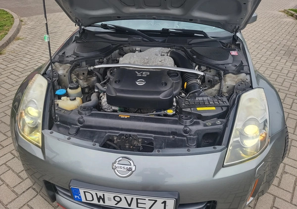 Nissan 350 Z cena 62900 przebieg: 148000, rok produkcji 2007 z Wrocław małe 106